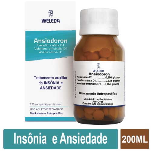 Ansiodoron Weleda 220 Comprimidos