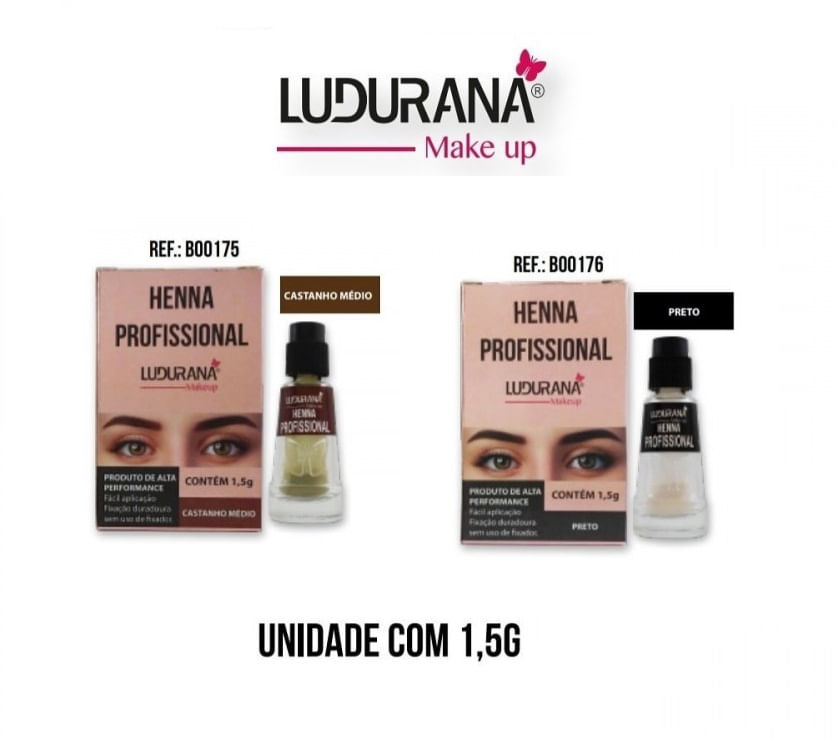 Preto - Henna Profissional 1,5g