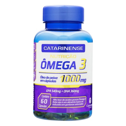 Ômega 3 1000mg Catarinense com 60 cápsulas