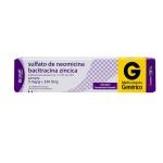 Sulfato de Neomicina 5mg/g + Bacitracina 250UI/g Pomada Dermatológica 15g Prati Donaduzzi Genérico