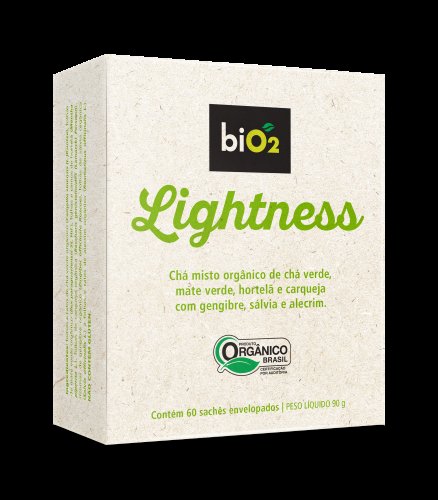 Chá Misto Orgânico BiO2 Lightness Misto de Ervas - 60 Sachês