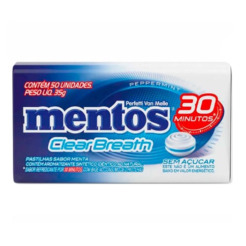 Mentos Clear Breath Peppermint 35g