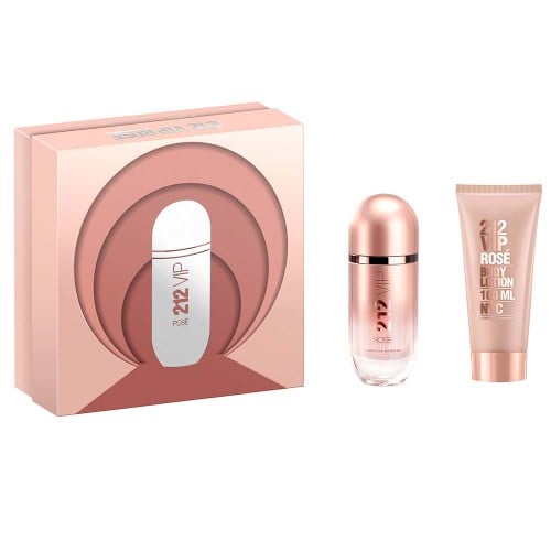 Carolina Herrera Kit 212 VIP Rosé Special Feminino - Eau de Parfum 80ml + Body Lotion 100ml