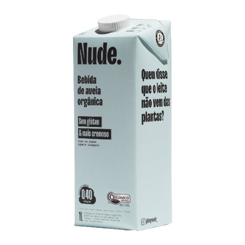 Bebida de Aveia Orgânica Nude Integral 1L