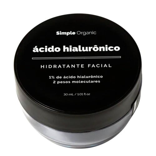 Hidratante Facial Simple Organic Ácido Hialurônico 30ml