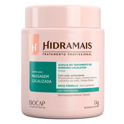 Creme Corporal Hidramais Massagem Localizada Cafeina 1Kg