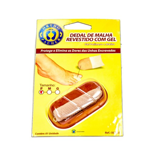 Dedal Orthopauher Malha Revestido Com Gel Sg-325 P 1 unidade