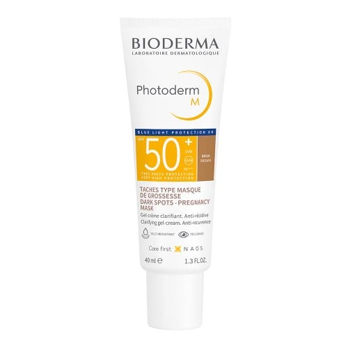 Protetor Solar Facial com Cor Bioderma Photoderm M FPS 50+ Brun (Pele Morena Mais) 40ml