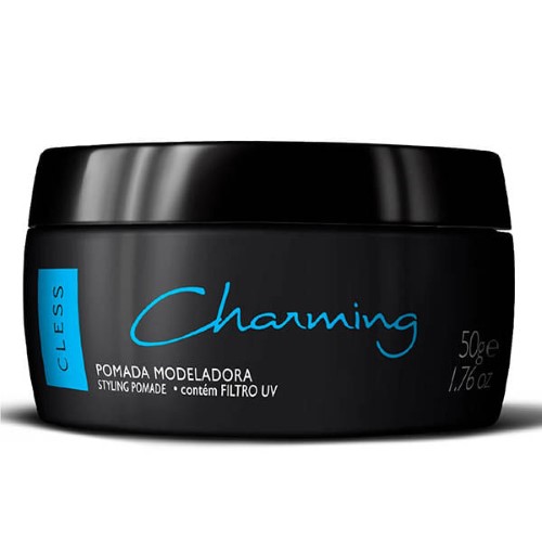 Pomada Modeladora Cless Charming Men Normal Efeito Matte com 50g