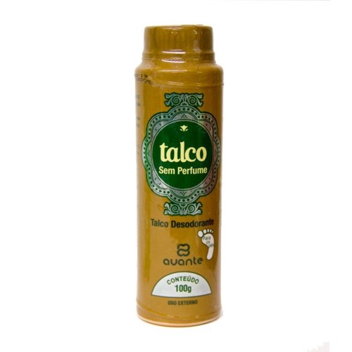 Talco Desodorante para Pés Avante Sem Perfume 100g