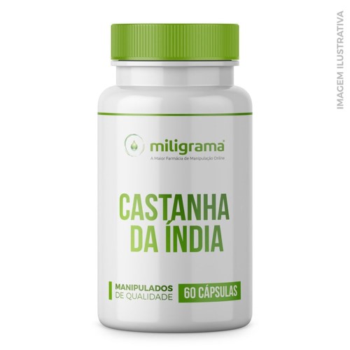 Castanha da Índia 500mg 60 Cápsulas