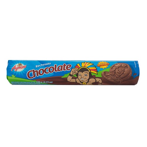 Biscoito Recheado Aymoré Sabor Chocolate com 120g