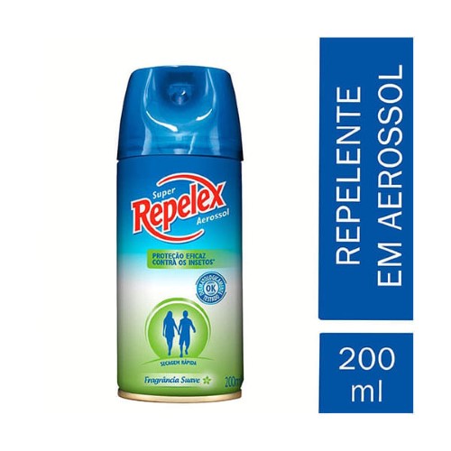 Repelente Aerosol Super Repelex Fragância Suave 200ml