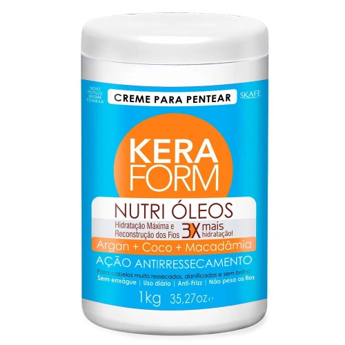 Creme Para Pentear Skafe Keraform Nutri Óleos 1kg