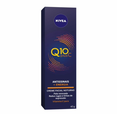 Creme Facial Noturno Antissinais Nivea Q10 Plus C com 40ml