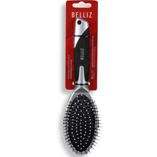 Escova de Cabelo Belliz Profissional Oval Almofadada Ref. 750