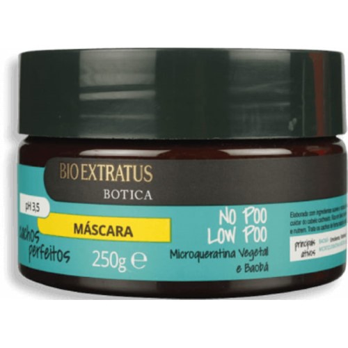 Máscara Capilar Bio Extratus Botica Cachos Perfeitos com 250g