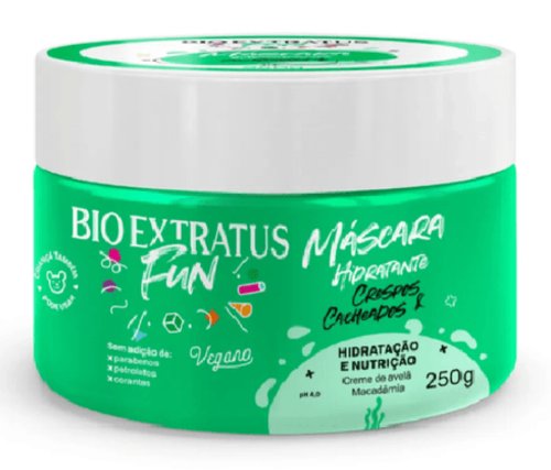 Máscara Bio Extratus Fun Crespos e Cacheados Hidratação e Nutrição 240ml