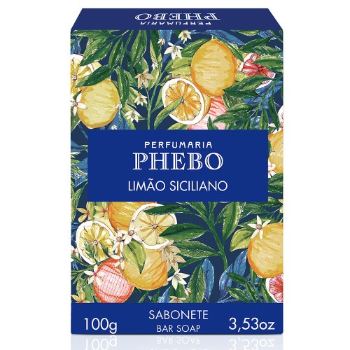 Sabonete Phebo Mediterrâneo Limão Siciliano Barra 100g