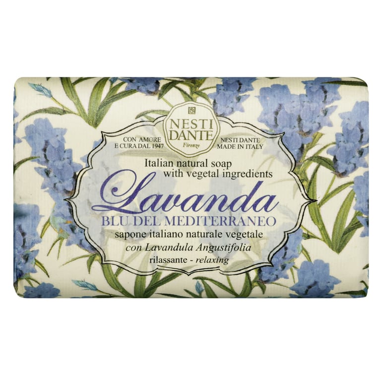 Lavanda Blu del Mediterraneo Nesti Dante - Sabonete Perfumado em Barra