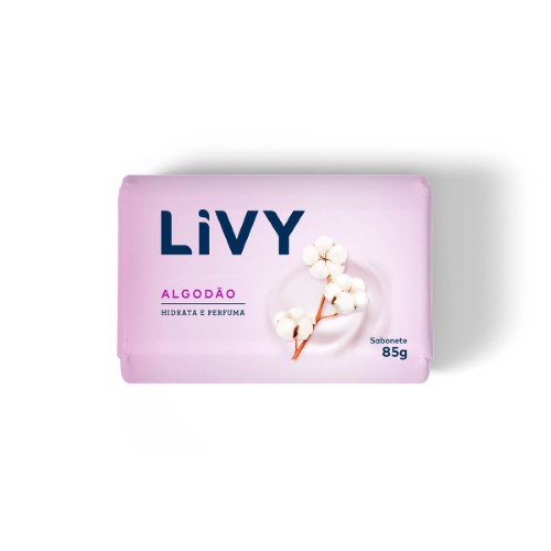 Sabonete em Barra Livy Algodão com 85g