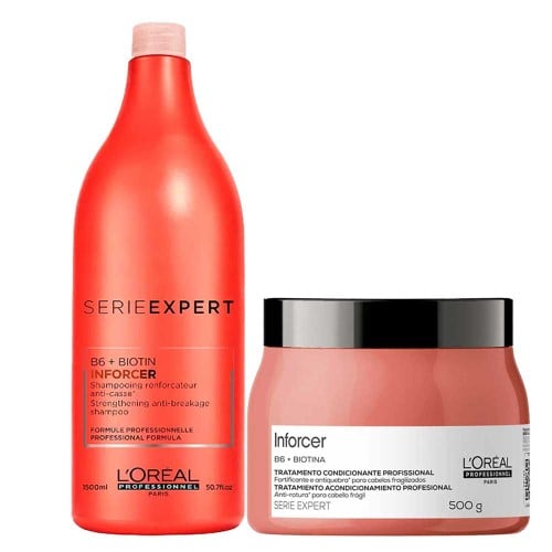 L’Oréal Professionnel Inforcer Anti-Quebra Kit - Shampoo 1,5L + Máscara