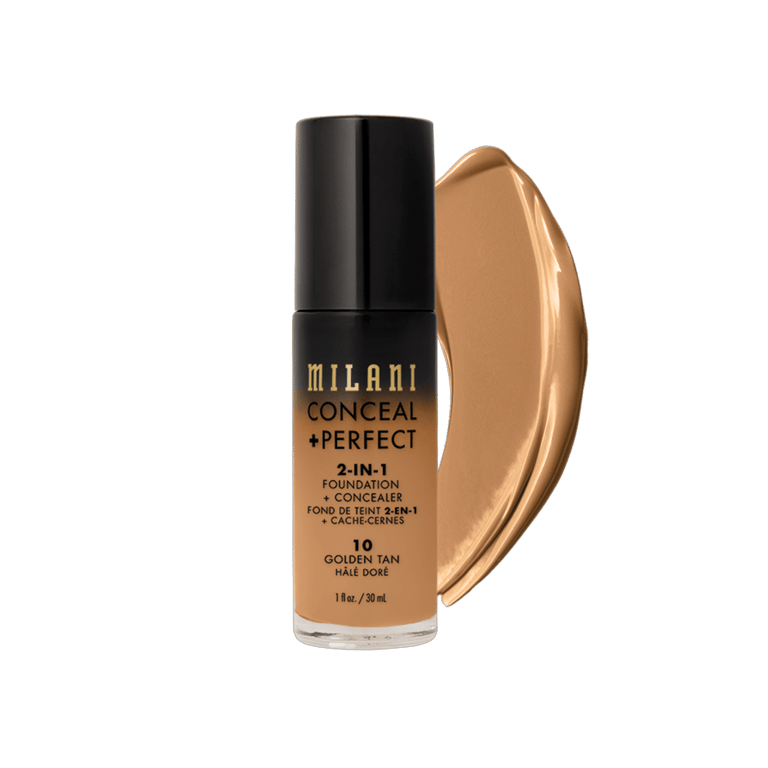 Base Líquida Milani Conceal + Perfect 2 Em 1 Golden-tan-10