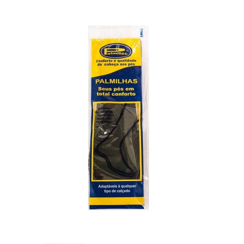 Palmilha Palmitec Preto Masculina 38H