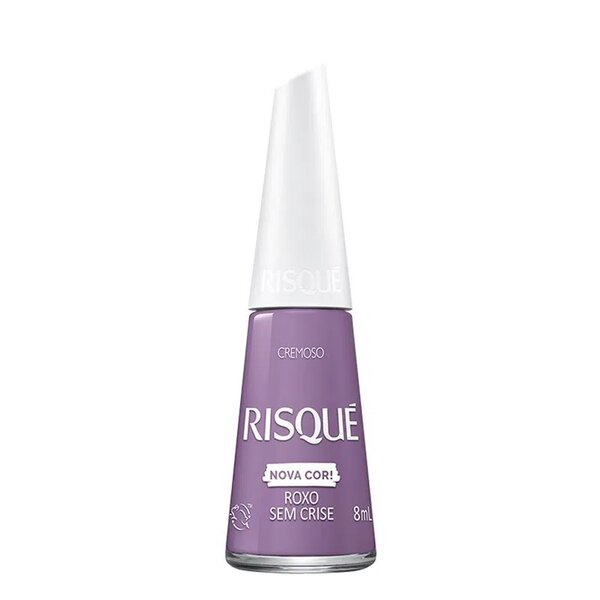 Esmalte Risque Cremoso Roxo Sem Crise 8ml