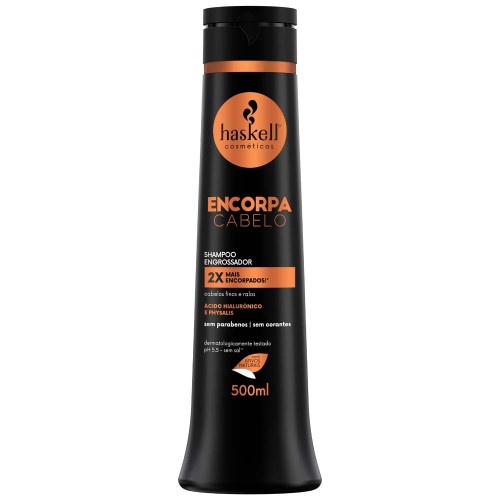 Haskell Encorpa Cabelo Shampoo Engrossador 500ml