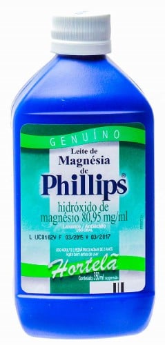 Leite Magnésia Phillips Sabor Hortelã 350ml