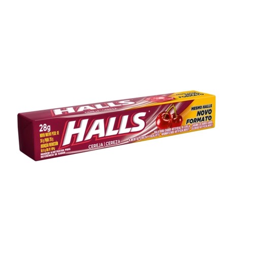 Drops Halls 10 Unidades Sabor Cereja