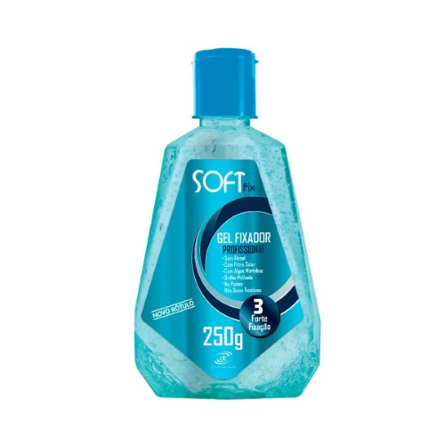 Gel Fixador Soft Fix Azul 250g