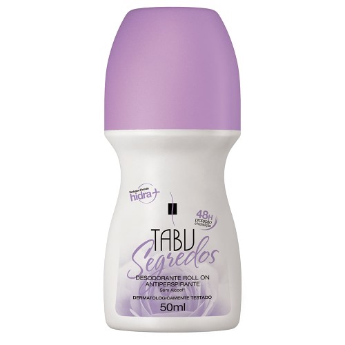 Desodorante Roll-On Antitranspirante Tabu Segredos 50Ml