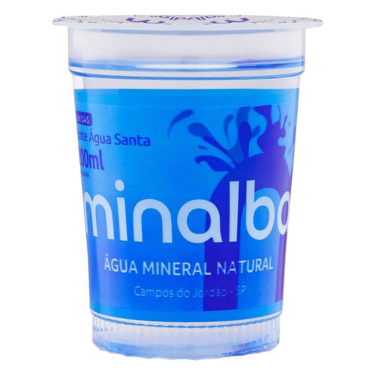 Água mineral Minalba copo 200ml