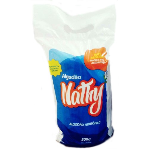 Algodão Hidrófilo 500g Nathalya