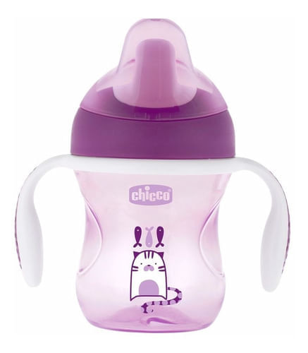 Copo De Aprendizagem Girl Chicco 6m+ Roxo