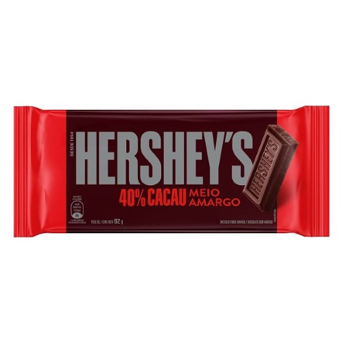 Chocolate Hersheys Meio Amargo 40% 90g