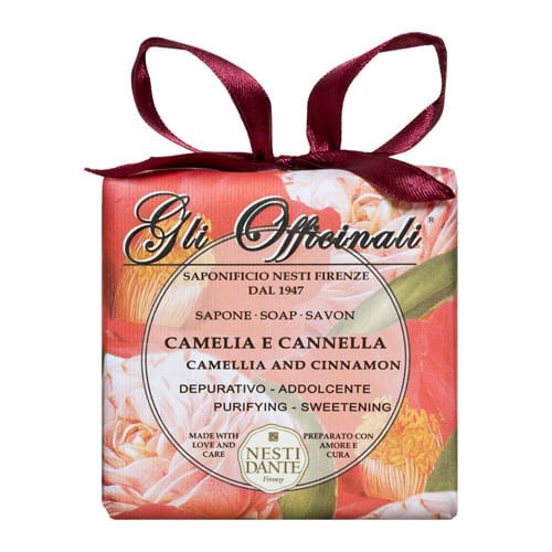 Gli Officinali Camélia com Canela Nesti Dante - Sabonete Perfumado em Barra