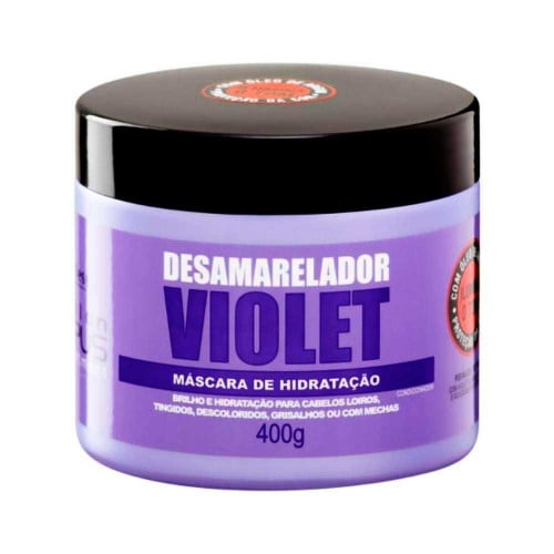 Máscara de Hidratação Salon Opus Desamarelador Violet com 400g