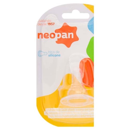 Bico Mamadeira Neopan Silicone 1 Unidade