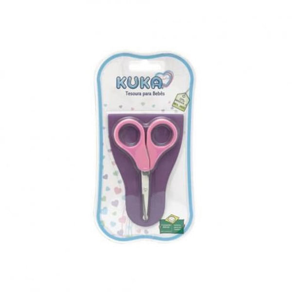 Tesoura Infantil Kuka 1 Unidade + Capa Protetora