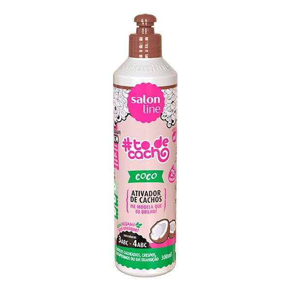 Todecacho Coco 72h - Ativador de Cachos 300ml