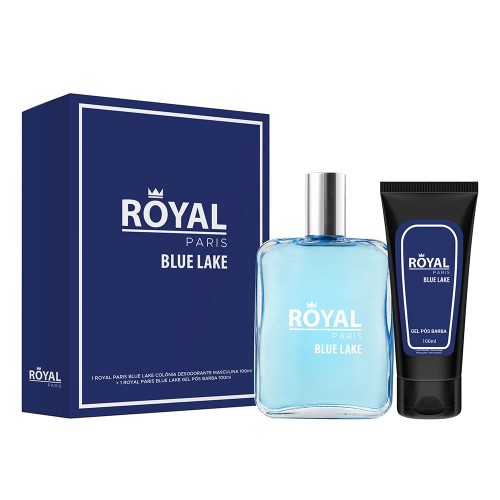 Royal Paris Blue Lake Kit – Colônia Masculina + Loção Hidratante