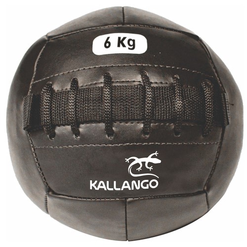 Medicine Ball 6Kg - Preta - Kallango