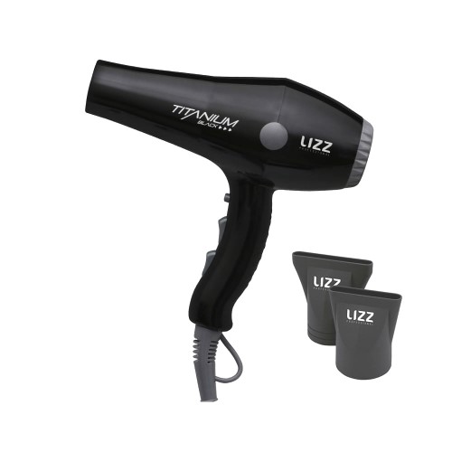 Secador Profissional Titanium Black Lizz - 127V/220V 