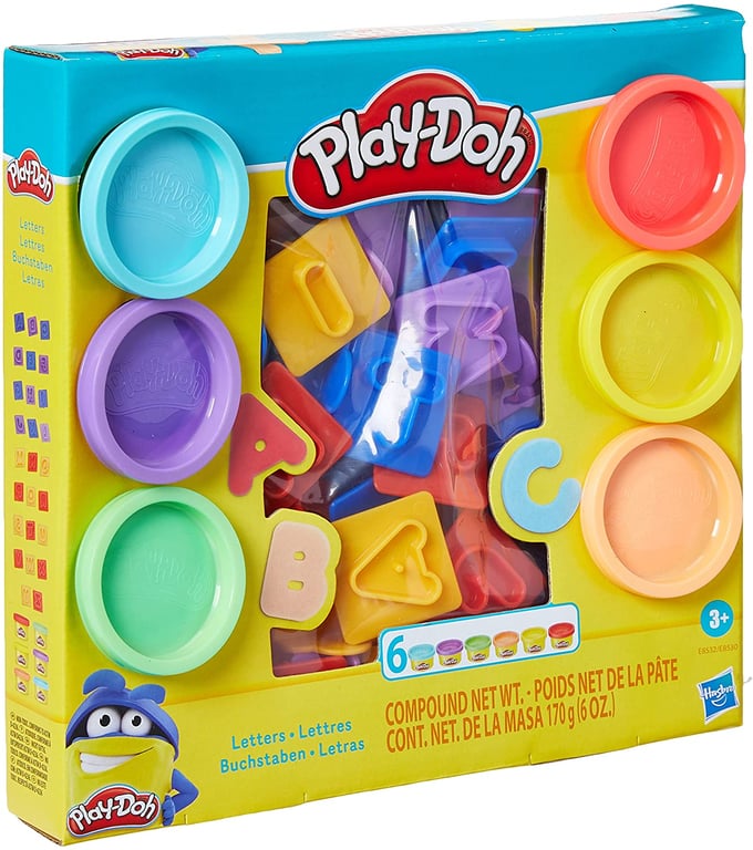 Conjunto de Massinhas Hasbro Play-Doh Letras