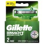 Carga Gillette Mach 3 Sensitive - 2 Unidades