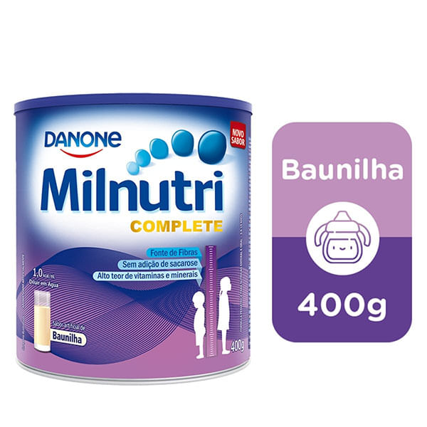 Nutrição Completa Infantil Fortini Complete Baunilha 400g