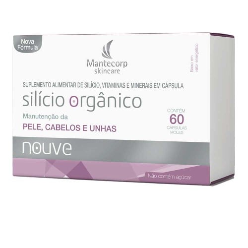 Suplemento Vitamínico Mantecorp Silício Orgânico Nouve 60 Cápsulas